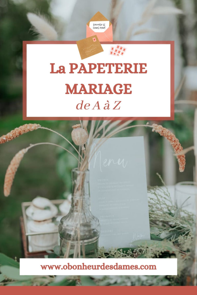 papeterie mariage