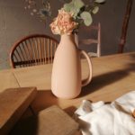 Vase Polin en grès Blush